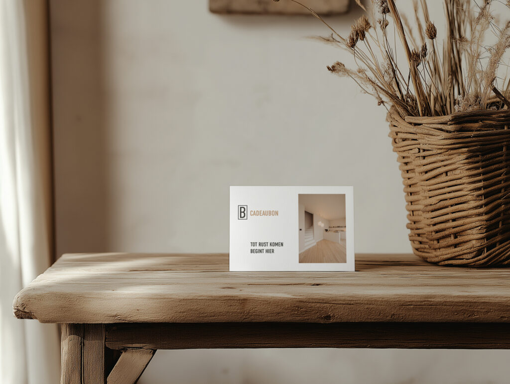 Bronn Cadeaubon Mockup